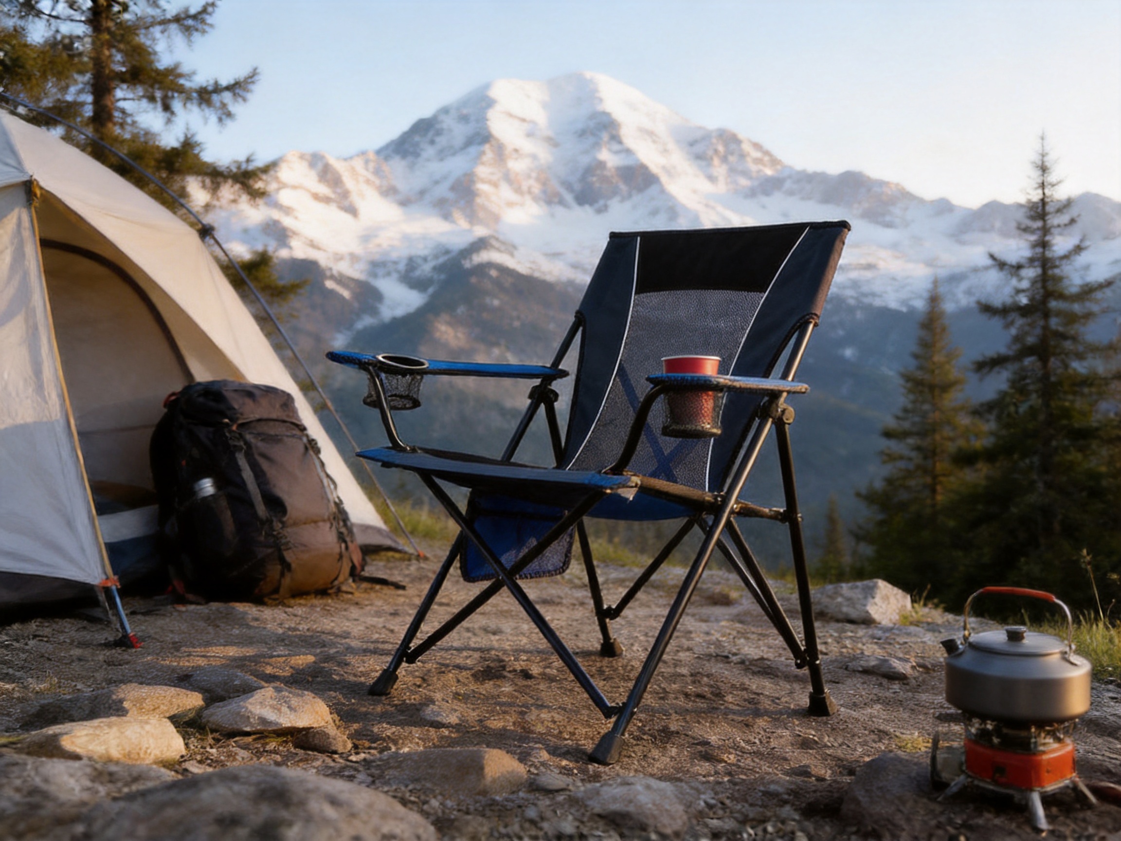 Portable Folding Camping Chair Engineering for Mountain, Coastal, and Basecamp Use