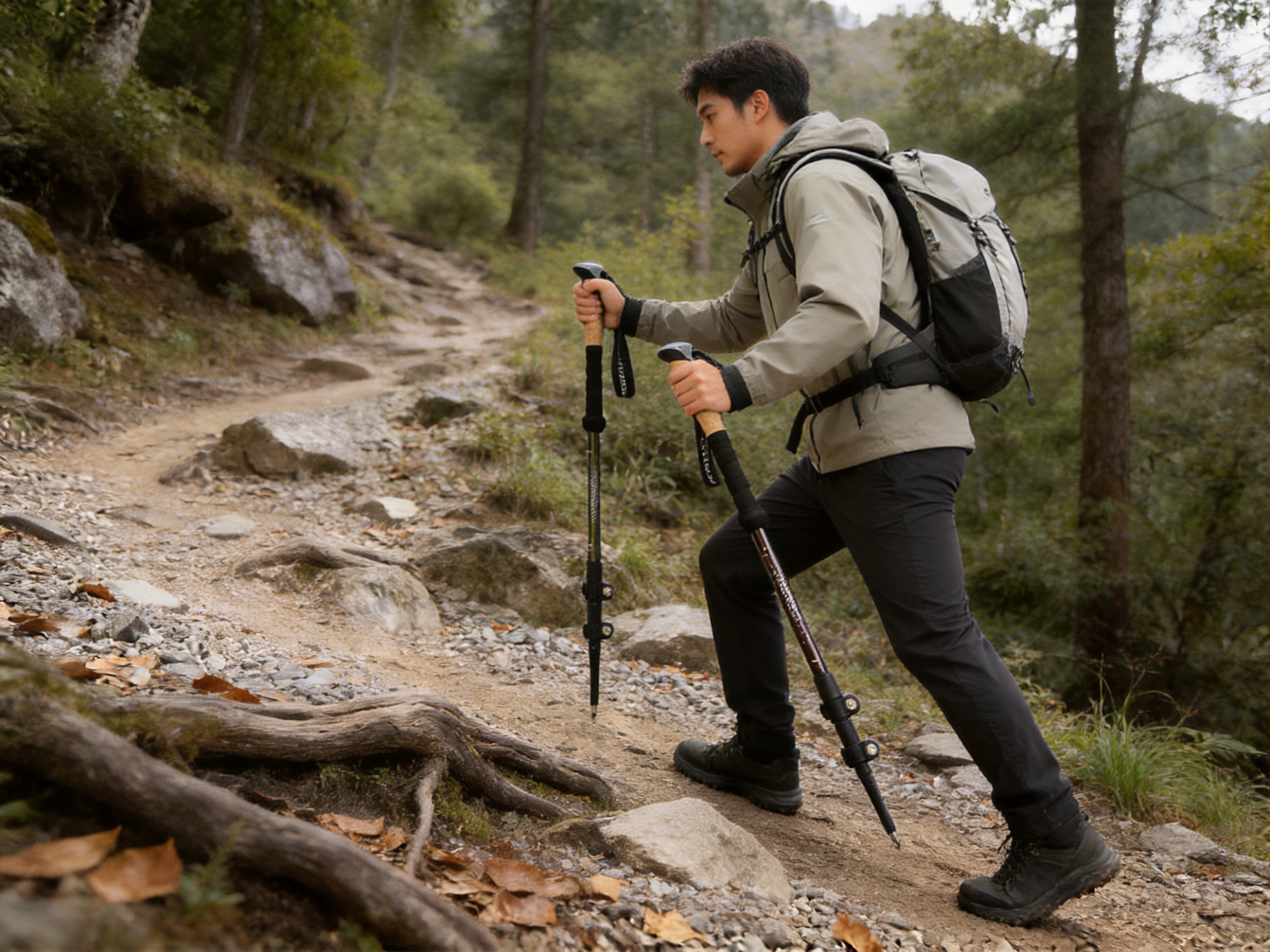 How Retractable External-Locking Hiking Poles Improve Stability, Comfort, and Hiking Efficiency