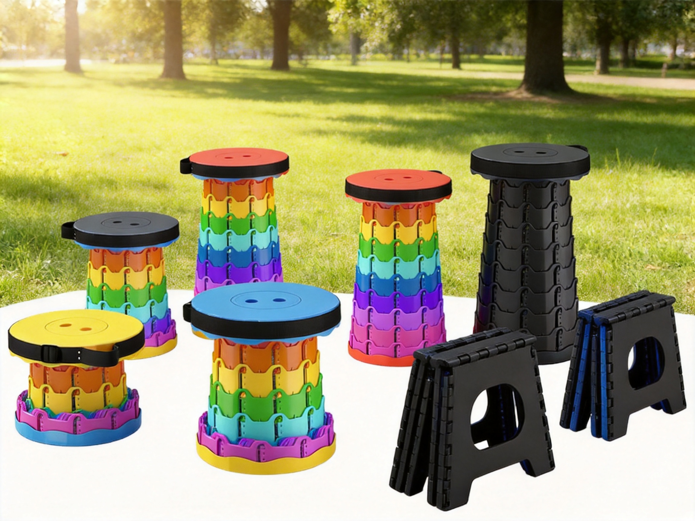 Portable Outdoor Extendable Folding Stool: A Practical Guide to Adjustable Seating for Hiking, Camping, and Travel